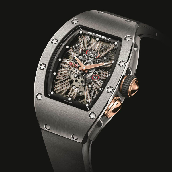 Review Cheapest RICHARD MILLE Replica Watch RM 037 WG titanium caseband (RG Pushers) 537.06A.91-1 Price